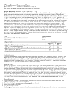 Wallace CP 9th Syllabus 15-16