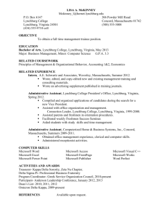 Resume sample (Word doc)
