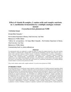 complex nutrients - universal journals publication