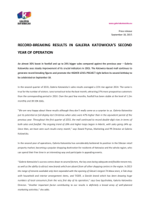 record-breaking results in galeria katowicka`s second year of operation