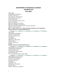Word - Department of Biological Sciences