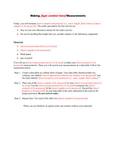 Template for Summative Assessment #5