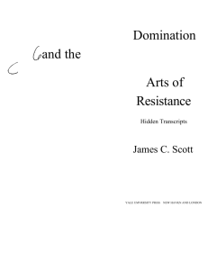 Chapter 6 arts of resistance