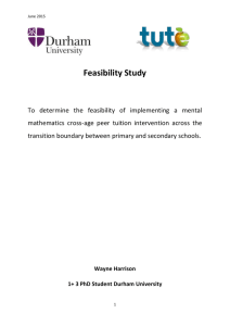 Feasibility Study