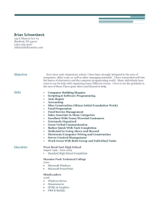 Resume-Schoenbeck_Brian