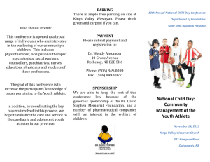 National Child Day Conference 2014 Brochure