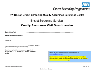 section 7 - surgery - North West Breast Screening Quality Assurance