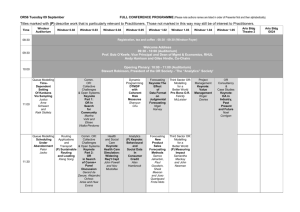 OR56 Tuesday 09 September FULL CONFERENCE PROGRAMME