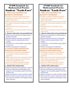 CCSS Math Practices Bookmarks