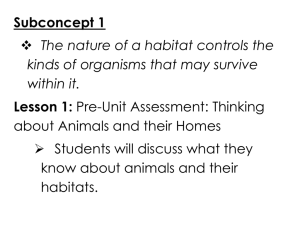 Animal Studies Objectives