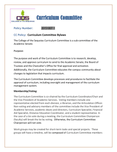 Curriculum Committee Bylaws-approved