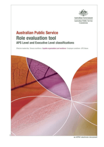 APS role evaluation tool - Australian Public Service Commission