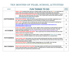 Ten Months of Pearl School Activities (.doc)