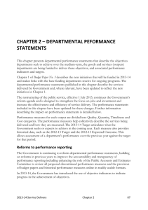 Chapter 2: Departmental performance statements (DOCX 49kb)