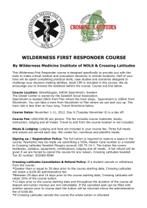 Wilderness First Responder (80 hours) course taught by WMI of NOLS
