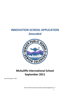 Continuous assessment - McAuliffe International School