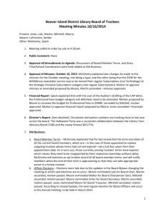 BIDL Board Meeting Minutes - November 20, 2014