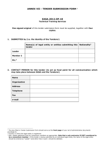annex vii - tender submission form 1