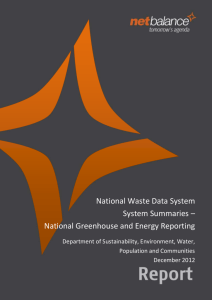 National Waste Data System - System Summaries