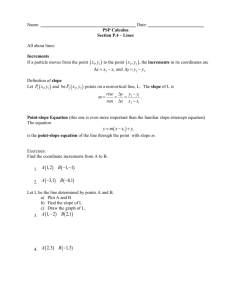 PSP Calc Outlines & assignments