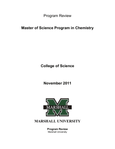 Program Review - Marshall University