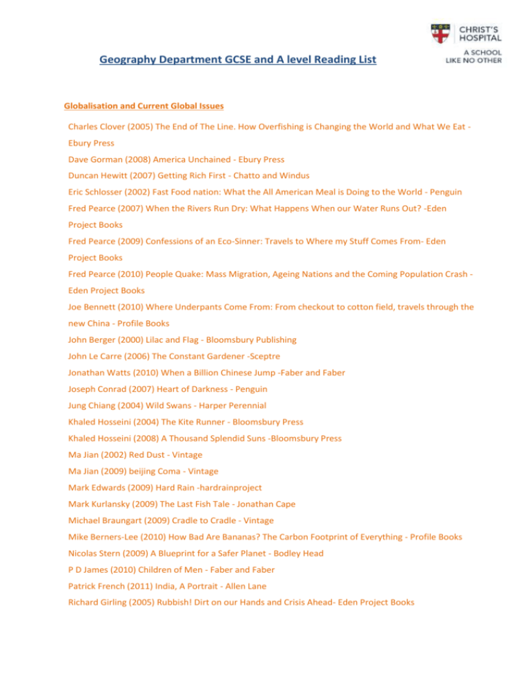 Globalisation And Current Global Issues