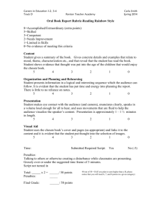 (Oral Book Report revised_Reading Rainbow Assignment(Smith
