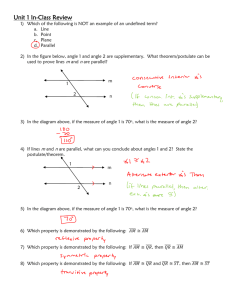 Worksheet with Answers