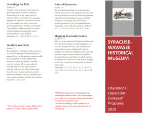 Educational Program Brochure 2015