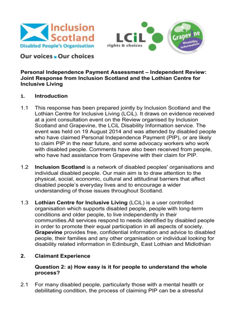 inclusion-scotland-lcil-evidence-pip-assessment-review