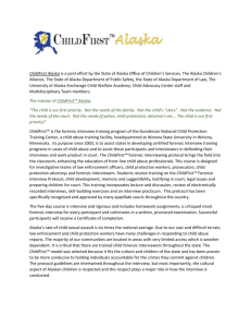ChildFirst Alaska is a joint effort by the State of Alaska Office of