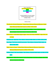Color-Coded Key: Informational Text Articles Poetry This I Believe