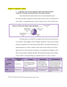 Competative Analysis samples