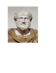 Aristotle for four fundamental criticisms of the