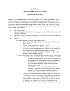 FC Minutes Feb 11, 2015 - College of Liberal Arts, CSULB