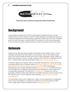 Native VOICES Community Report - Northwest Portland Area Indian