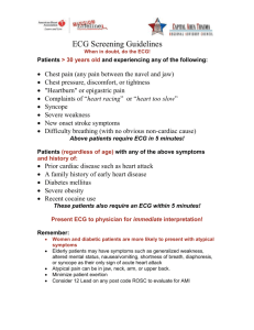 ECG Screening Guidelines ()