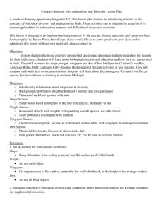 Bird Diversity Comparisons