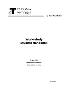 Work-Study Student Handbook