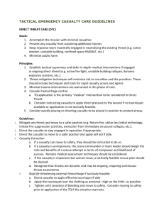 tactical emergency casualty care guidelines