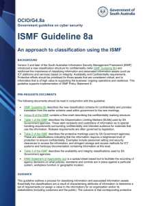 ISMF Guideline 8a