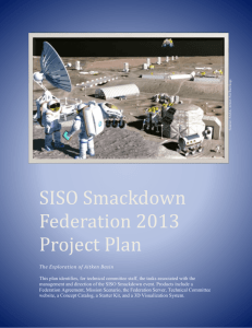 SISO Smackdown Federation 2013 Project Plan