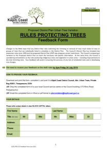 utv-feedback-form-word - Kapiti Coast District Council