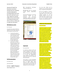 Summer 2014Education Committee Newsletter Helpful Hints