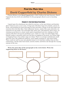 Main Idea Worksheets | David Copperfield