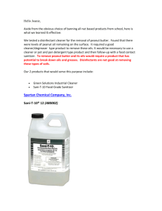 Green Solutions® Industrial Cleaner 105