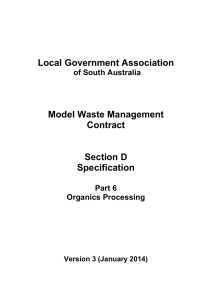 Section D - Part 6 - Organics Processing - January 2014