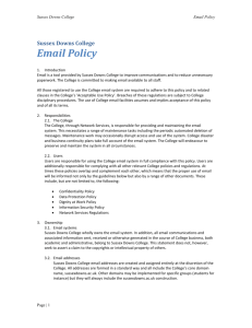 SDC Email Acceptable Use Policy