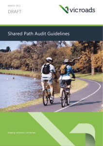 Shared Path Audit Guidelines - Municipal Association of Victoria