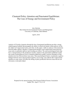 Clustered Policy Attention Clustered Policy Attention and